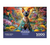 Cornish Rex Jigsaw Puzzle for Adults And Teenagers, Impossible 1000 Piece Puzzle,Family Fun Activity, Challenging Puzzle Game 38x26cm/1000pcs