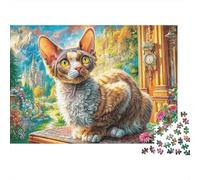 Cornish Rex Jigsaw Puzzle for Adults And Teenagers, Impossible 1000 Piece Puzzle,Family Fun Activity, Challenging Puzzle Game 38x26cm/1000pcs
