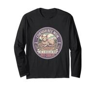 Cornish Rex Mom Like A Regular Mom But Cooler Cat Mom Long Sleeve T-Shirt