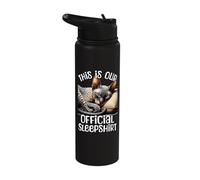 Cornish Rex Pajama for Cat Lover Cornish Rex Stainless Steel Insulated Water Bottle