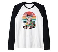 Cornish Rex Sunglasses Hawaiian Beach Summer Raglan Baseball Tee