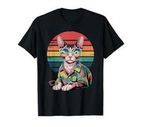 Cornish Rex Sunglasses Hawaiian Beach Summer T-Shirt