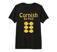Cornish Six Pack, Cornish Pasty Cornwall Fun Premium T-Shirt