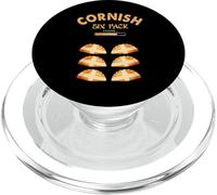 Cornish Six Pack Idea For Men Saint Piran's & Cornish Pasty PopSockets PopGrip for MagSafe