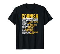 Cornish Slang Accent Translator Cornwall Sayings T-Shirt