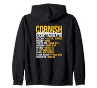 Cornish Slang - Cornwall Pride Zip Hoodie