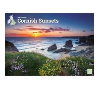 Cornish Sunsets A4 Calendar 2027, Wall Calendars, Month To View, Travel, Gift