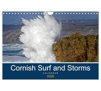 Cornish Surf and Storms (Wall Calendar 2026 DIN A4 landscape), CALVENDO 12 Month Wall Calendar: Seascapes from Cornwall