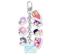 Cornly yumi Cute Keychain for Kpop, Durable Anime Keychain Acrylic Material, Lovely Keyrings for Anime Fans Acrylic Keychain Pendant for K-pop, Wonderful Gift for Fans