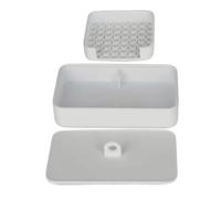 Cornstarch Powder Container - Clay Cornstarch Tray,Tapper Box for Student Adult Child Beginner Earring Crafting Jewelry Making Supplies