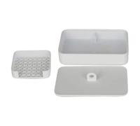 Cornstarch Tapper Box - Clay Cornstarch Tray,Tapper Case for Crafting Supplies Earring Jewelry Making Sculpting Modeling Art Projects