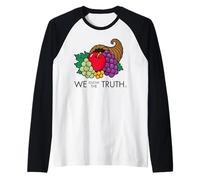 Cornucopia Mandela Effect Conspiracy, Funny Loom 90's Logo Raglan Baseball Tee