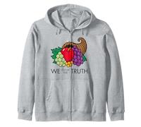 Cornucopia Mandela Effect Conspiracy, Funny Loom 90's Logo Zip Hoodie