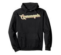 Cornucopia TShirt Retro Art Baseball Font Vintage Pullover Hoodie