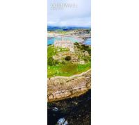 Cornwall 2026 Wall Calendar - Available in Slim, Square, A4, A3, or Mini Sizes - Scenic UK Landscape Photography (Multi, Slim)