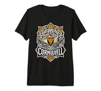 Cornwall Celtic Shield s Cornish Chough s Engine House Premium T-Shirt