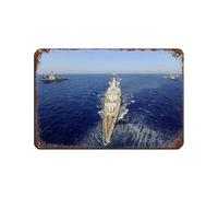Cornwall-class Frigate Deco Tin Sign Vintage Metal Pub Club Cafe Bar Home Wall Art Decoration Poster Retro 8x12inch(20x30cm)