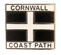 Cornwall Coast Path Walk Enamel Lapel Pin Badge (T1277)