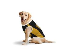 Cornwall County Flag Dog Clothes for Medium and Large Dogs - Soft Cotton Pet Clothing for Daily Wear, Walking, (Large, Blue,Yellow)