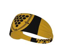 Cornwall County Flag Elastic Exercise Headband - Sports Headbands for Women & Men, Perfect for Running, Yoga