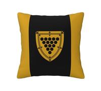 Cornwall County Flag Print Throw Pillow Covers with Hidden Zipper, All Season Square Pillow Covers for Home Decor