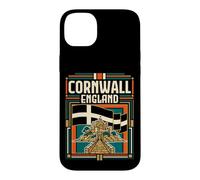Cornwall England Flag Castle Coast Travel Art Case for iPhone 14 Plus