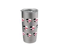 Cornwall England Flag St George's Cross Proud Cornish Roots Stainless Steel Insulated Tumbler