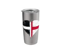 Cornwall England Flag St George's Cross Proud Cornish Roots Stainless Steel Insulated Tumbler