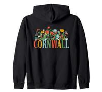 Cornwall England Floral Gardener Gardening Vacation Women Zip Hoodie