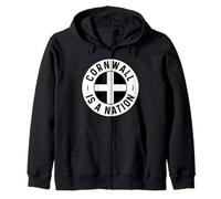 Cornwall Is a Nation, Pro Cornish Independence Zip Hoodie