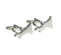 Cornwall Outline Map Cufflinks