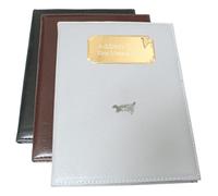 Cornwall Telephone Address Book A-Z Index Black, Grey and Brown Free Engraving (Grey) 440