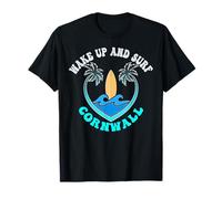Cornwall, Wake Up and Surf T-Shirt