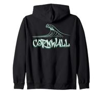 Cornwall Wave s Surf Beach s Cornish Summer Trip Zip Hoodie
