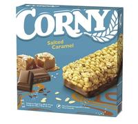 Corny Salted Caramel Cereal Bars 6 x 23 g | German Granola Snack Bars with Chocolate & Crunchy Oats | No Artificial Colours or Preservatives