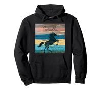 Corolla NC Outer Banks Wild Horses Nautical Coastal Beach Pullover Hoodie