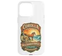 Corolla Wild Banker Horses North Carolina Outer Banks Case for iPhone 15 Pro Max