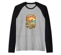 Corolla Wild Banker Horses North Carolina Outer Banks Raglan Baseball Tee