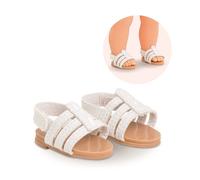 Corolle MC Pair of Sandals, 211080, White, 0