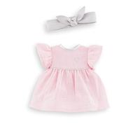 Corolle 9000212480 Robe Dress and Hairband, Doll Accessories, Doll Clothes, for All 36 cm Ma Dressing Dolls, from 4 Years, Pink