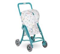 Corolle Baby Doll Stroller with Folding Canopy - Teal - Mon Premier Poupon Accessories Fit 12" Dolls - for Kids Ages 18 Months and up