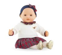 Corolle Mon Grand Poupon Suzanne Holidays, Soft Body Doll with Sleeping Eyes in Festive Winter Outfit, Can Sit, Vanilla Fragrance, 36 cm, from 2 Years