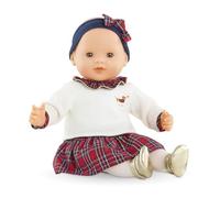 Corolle Mon Grand Poupon Suzanne Holidays, Soft Body Doll with Sleeping Eyes in Festive Winter Outfit, Can Sit, Vanilla Fragrance, 36 cm, from 2 Years