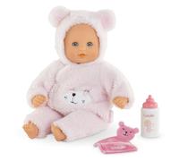 Corolle My First Cuddly Teddy Bear Doll - 12-Inch Vanilla-Scented Baby Doll with
