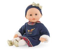 Corolle Mon Premier Poupon Calin Margaux Holidays Soft Body Doll with Sleeping Eyes in Festive Winter Outfit Vanilla Fragrance 30 cm from 18 Months
