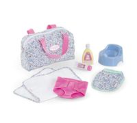 Set of Floral Nappy-Changing Accessories - COROLLE printed pink
