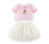 Corolle - T-Shirt & Skirt Small Explorer, Poupon Garment 30 cm, from 18 months, 9000111260