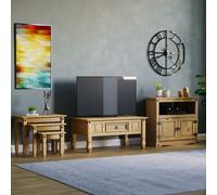 Corona 3Pc Living Room Furniture Set Solid Pine