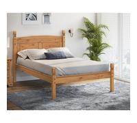 Corona 4'0" Small Double Low Foot End Bed Frame Solid Pine