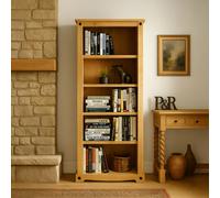 Corona 5 Tier Bookcase Wooden Office Storage Shelf